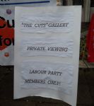 Salford Council Cuts Meeting Protest